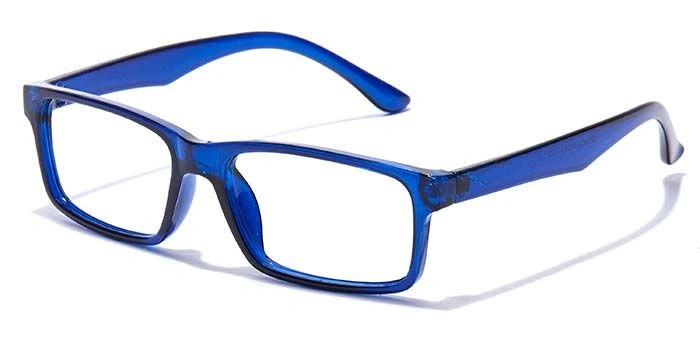 GRAVIATE by Coolwinks E20A7119 Glossy Blue Full Frame Rectangle Eyeglasses for Women-BLUE-1