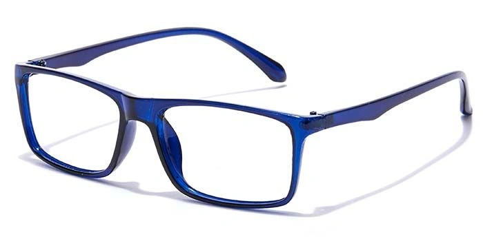 GRAVIATE by Coolwinks E20B7124 Glossy Blue Full Frame Rectangle Eyeglasses for Women-BLUE-1