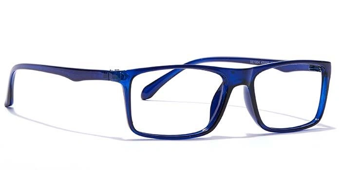 GRAVIATE by Coolwinks E20B7124 Glossy Blue Full Frame Rectangle Eyeglasses for Women-BLUE-2