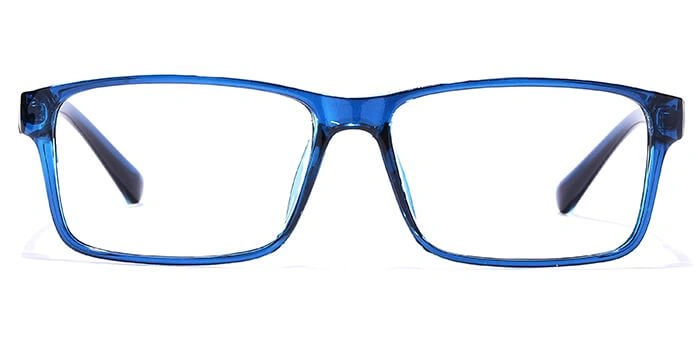 Graviate by Coolwinks E20A6181 Blue Full Frame Retro Square Eyeglasses for Men and Women-