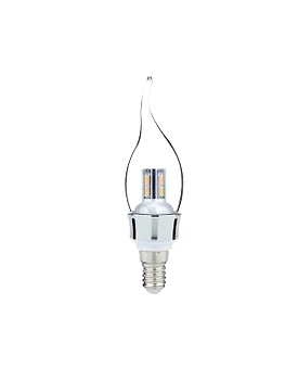 Dimmable Glass Candle Bulb