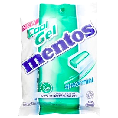 Mentos Cool Gel Spearmint Candy, 132g-