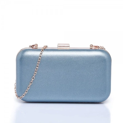 REENA CLUTCH MEDIUM (E) METALLIC BLUE_1