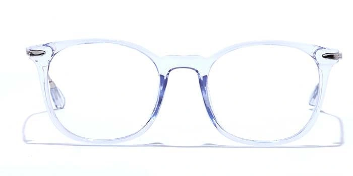 GRAVIATE by Coolwinks E20A7562 Glossy Blue Full Frame Round Eyeglasses for Men and Women-