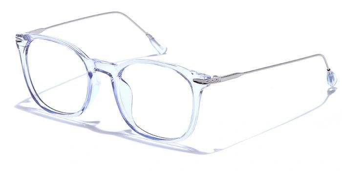 GRAVIATE by Coolwinks E20A7562 Glossy Blue Full Frame Round Eyeglasses for Men and Women-BLUE-1