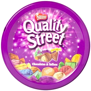 Nestle Quality Street Toffees - Assorted, 480g Tin-