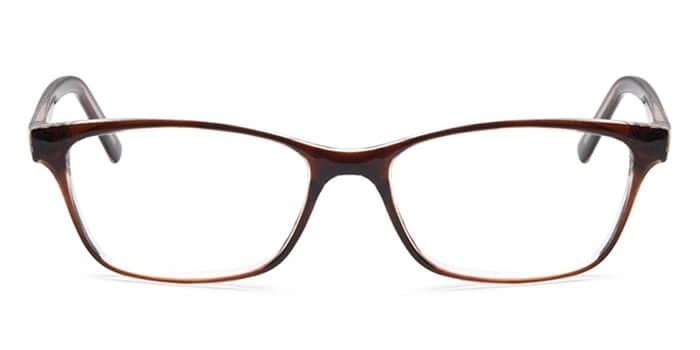 GRAVIATE by Coolwinks E15C6536 Glossy Brown Full Frame Rectangle Eyeglasses for Kids-