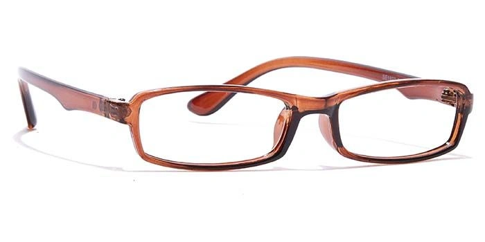 GRAVIATE by Coolwinks E15C7139 Glossy Brown Full Frame Rectangle Eyeglasses for Kids-BROWN-2