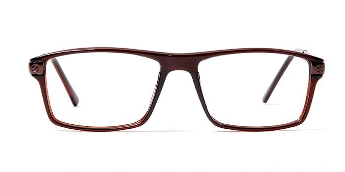 GRAVIATE by Coolwinks E12D5634 Glossy Brown Full Frame Rectangle Eyeglasses for Men and Women-