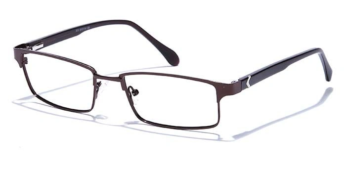 GRAVIATE by Coolwinks E15A6791 Glossy Brown Full Frame Rectangle Eyeglasses for Men and Women-BROWN-1