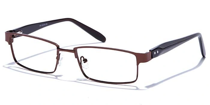 GRAVIATE by Coolwinks E15A6792 Glossy Brown Full Frame Rectangle Eyeglasses for Men and Women-BROWN-1