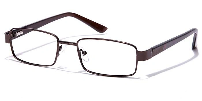 GRAVIATE by Coolwinks E15A7047 Glossy Brown Full Frame Rectangle Eyeglasses for Men and Women-BROWN-1