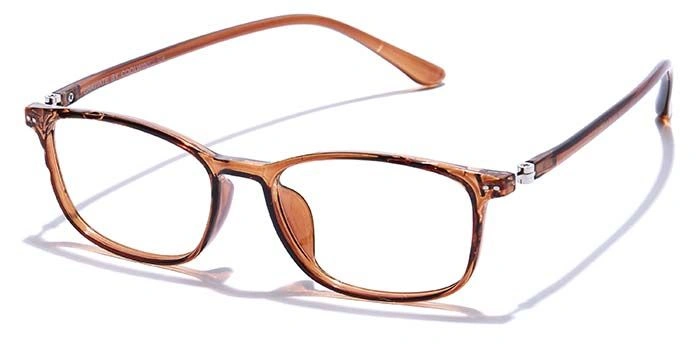 GRAVIATE by Coolwinks E15A7539 Glossy Brown Full Frame Rectangle Eyeglasses for Men and Women-BROWN-1