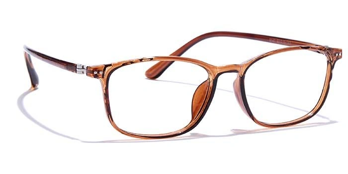 GRAVIATE by Coolwinks E15A7539 Glossy Brown Full Frame Rectangle Eyeglasses for Men and Women-BROWN-2