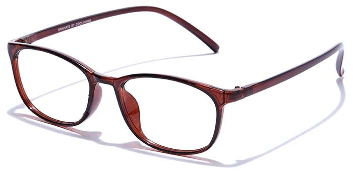 GRAVIATE by Coolwinks E15A7553 Glossy Brown Full Frame Rectangle Eyeglasses for Men and Women-BROWN-1