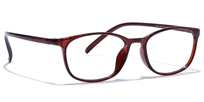 GRAVIATE by Coolwinks E15A7553 Glossy Brown Full Frame Rectangle Eyeglasses for Men and Women-BROWN-2