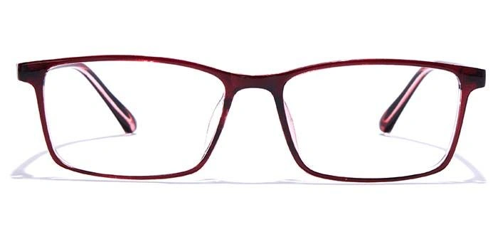 GRAVIATE by Coolwinks E15A7568 Glossy Brown Full Frame Rectangle Eyeglasses for Men and Women-