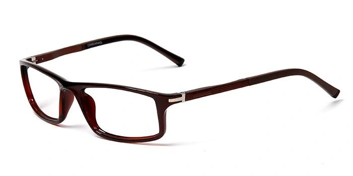 GRAVIATE by Coolwinks E15B5650 Glossy Brown Full Frame Rectangle Eyeglasses for Men and Women-BROWN-1