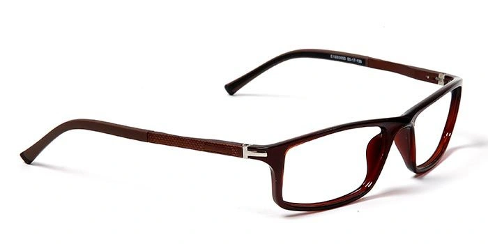 GRAVIATE by Coolwinks E15B5650 Glossy Brown Full Frame Rectangle Eyeglasses for Men and Women-BROWN-2