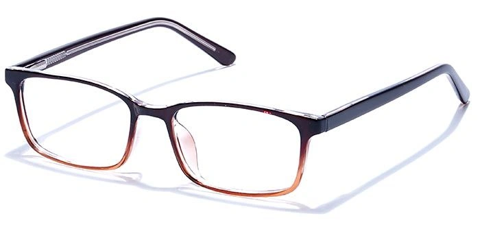 GRAVIATE by Coolwinks E15B6671 Glossy Brown Full Frame Rectangle Eyeglasses for Men and Women-BROWN-1