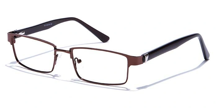 GRAVIATE by Coolwinks E15B6789 Glossy Brown Full Frame Rectangle Eyeglasses for Men and Women-BROWN-1