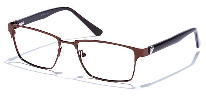 GRAVIATE by Coolwinks E15B6808 Glossy Brown Full Frame Rectangle Eyeglasses for Men and Women-BROWN-1