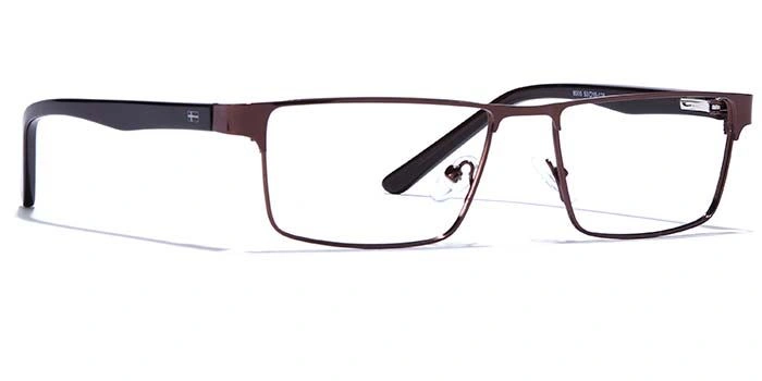 GRAVIATE by Coolwinks E15B6903 Glossy Brown Full Frame Rectangle Eyeglasses for Men and Women-BROWN-2