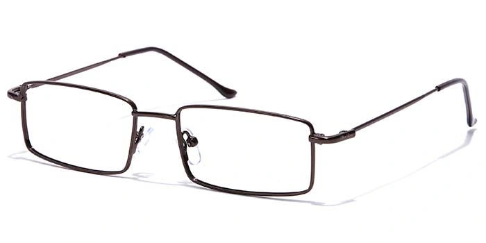 GRAVIATE by Coolwinks E15B7061 Glossy Brown Full Frame Rectangle Eyeglasses for Men and Women-BROWN-1