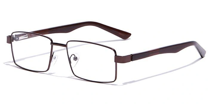 GRAVIATE by Coolwinks E15B7171 Glossy Brown Full Frame Rectangle Eyeglasses for Men and Women-BROWN-1