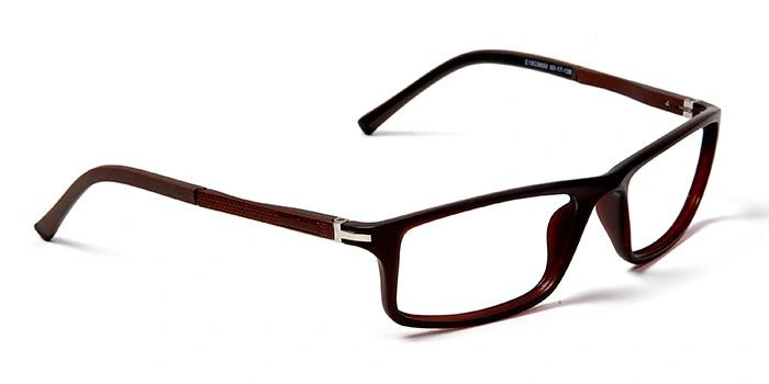 GRAVIATE by Coolwinks E15C5650 Matte Brown Full Frame Rectangle Eyeglasses for Men and Women-BROWN-2