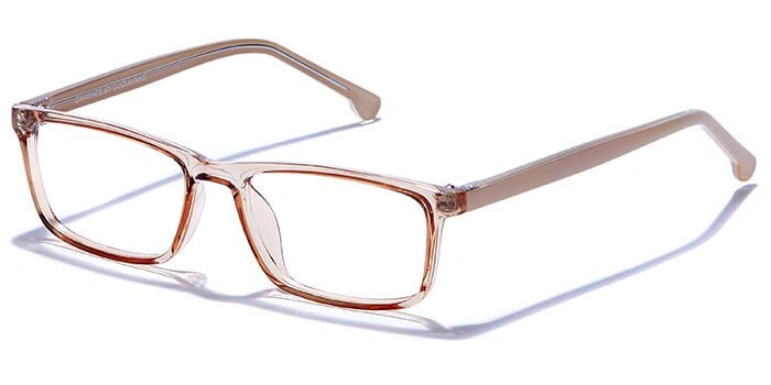 GRAVIATE by Coolwinks E15C6467 Glossy Brown Full Frame Rectangle Eyeglasses for Men and Women-BROWN-1