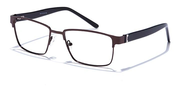 GRAVIATE by Coolwinks E15C6798 Glossy Brown Full Frame Rectangle Eyeglasses for Men and Women-BROWN-1