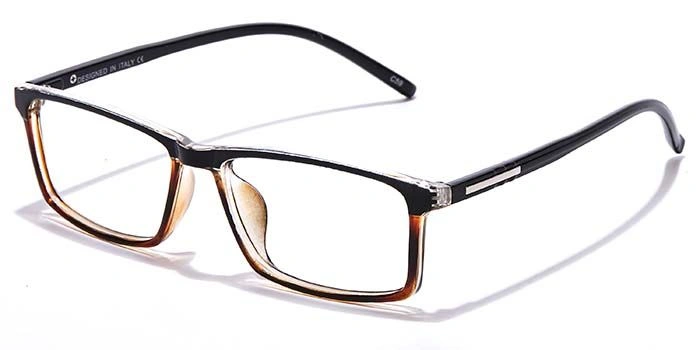 GRAVIATE by Coolwinks E15C7012 Glossy Brown Full Frame Rectangle Eyeglasses for Men and Women-BROWN-1