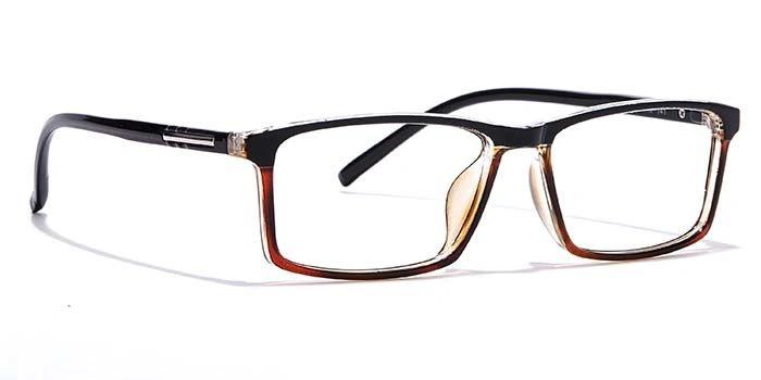 GRAVIATE by Coolwinks E15C7012 Glossy Brown Full Frame Rectangle Eyeglasses for Men and Women-BROWN-2