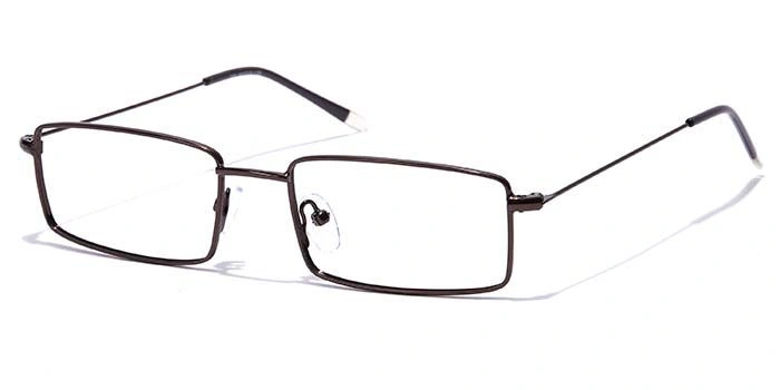 GRAVIATE by Coolwinks E15C7038 Glossy Brown Full Frame Rectangle Eyeglasses for Men and Women-BROWN-1