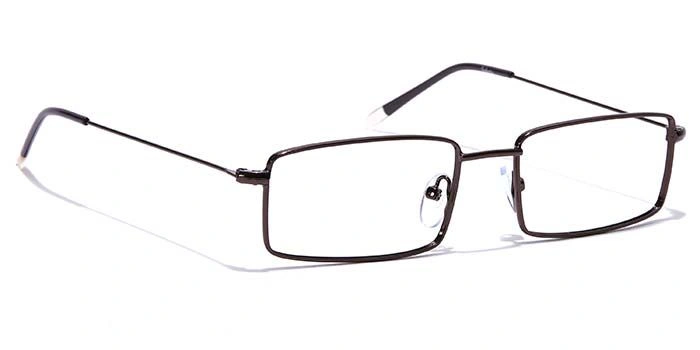 GRAVIATE by Coolwinks E15C7038 Glossy Brown Full Frame Rectangle Eyeglasses for Men and Women-BROWN-2