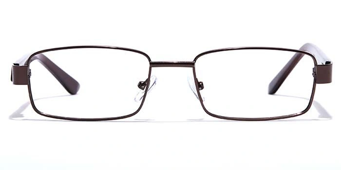 GRAVIATE by Coolwinks E15C7042 Glossy Brown Full Frame Rectangle Eyeglasses for Men and Women-