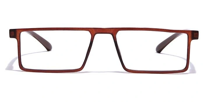 GRAVIATE by Coolwinks E15C7065 Matte Brown Full Frame Rectangle Eyeglasses for Men and Women-