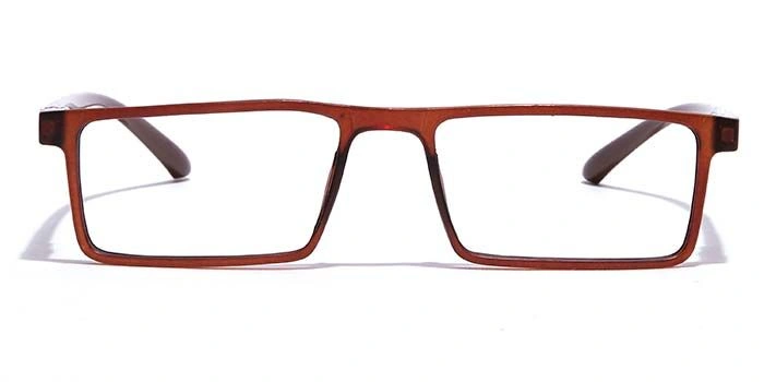 GRAVIATE by Coolwinks E15C7083 Matte Brown Full Frame Rectangle Eyeglasses for Men and Women-