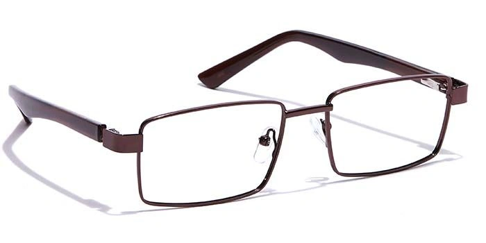 GRAVIATE by Coolwinks E15C7218 Glossy Brown Full Frame Rectangle Eyeglasses for Men and Women-BROWN-2