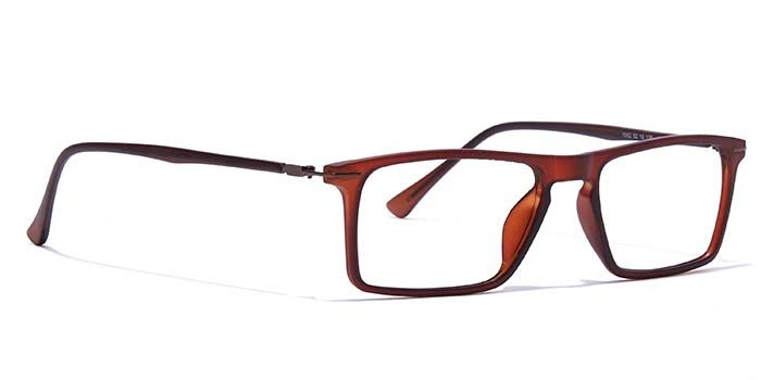 GRAVIATE by Coolwinks E15C7405 Matte Brown Full Frame Rectangle Eyeglasses for Men and Women-BROWN-2