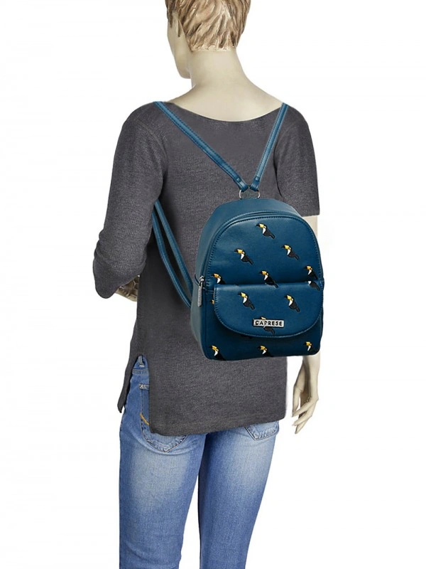 Sylvia Backpack Small Teal_1-1