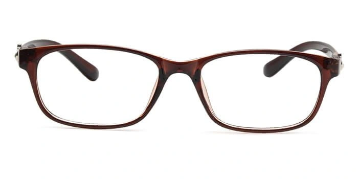 GRAVIATE by Coolwinks E15D5430 Glossy Brown Full Frame Rectangle Eyeglasses for Men and Women-