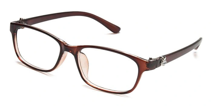 GRAVIATE by Coolwinks E15D5430 Glossy Brown Full Frame Rectangle Eyeglasses for Men and Women-BROWN-1