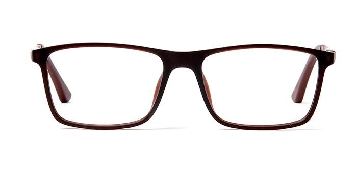 GRAVIATE by Coolwinks E15D5623 Matte Brown Full Frame Rectangle Eyeglasses for Men and Women-