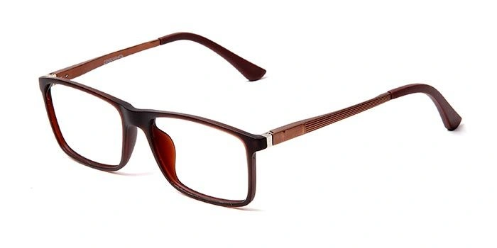 GRAVIATE by Coolwinks E15D5623 Matte Brown Full Frame Rectangle Eyeglasses for Men and Women-BROWN-1