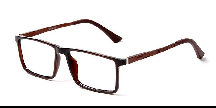 GRAVIATE by Coolwinks E15D5624 Glossy Brown Full Frame Rectangle Eyeglasses for Men and Women-BROWN-1