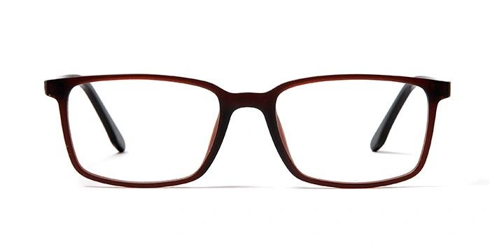 GRAVIATE by Coolwinks E15D5646 Matte Brown Full Frame Rectangle Eyeglasses for Men and Women-