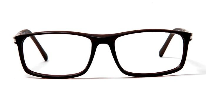 GRAVIATE by Coolwinks E15D5662 Matte Brown Full Frame Rectangle Eyeglasses for Men and Women-