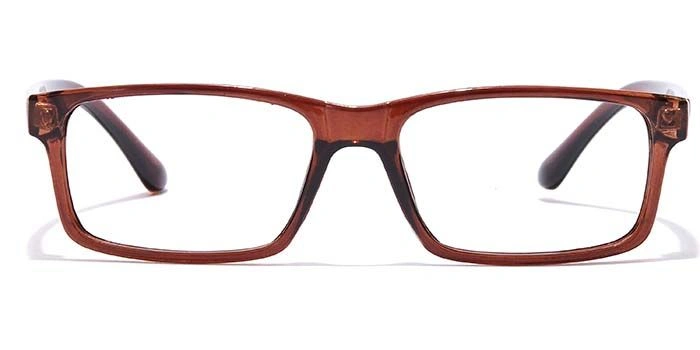 GRAVIATE by Coolwinks E15C7118 Glossy Brown Full Frame Rectangle Eyeglasses for Women-